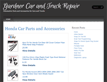 Tablet Screenshot of gardnerautorepair.com